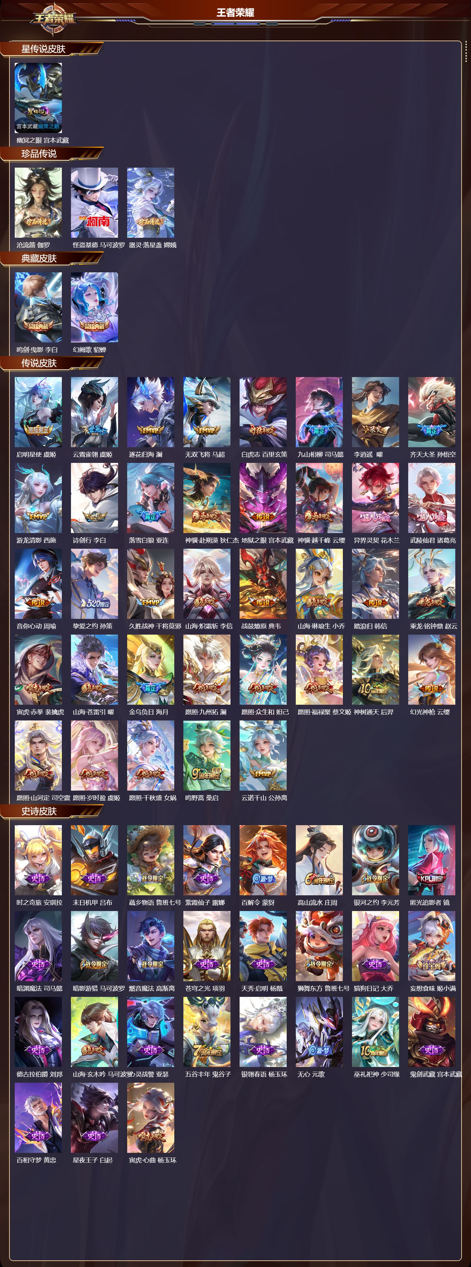 WZMK4196253王者荣耀账号详情图2 WZMK4196253王者荣耀账号详情图2