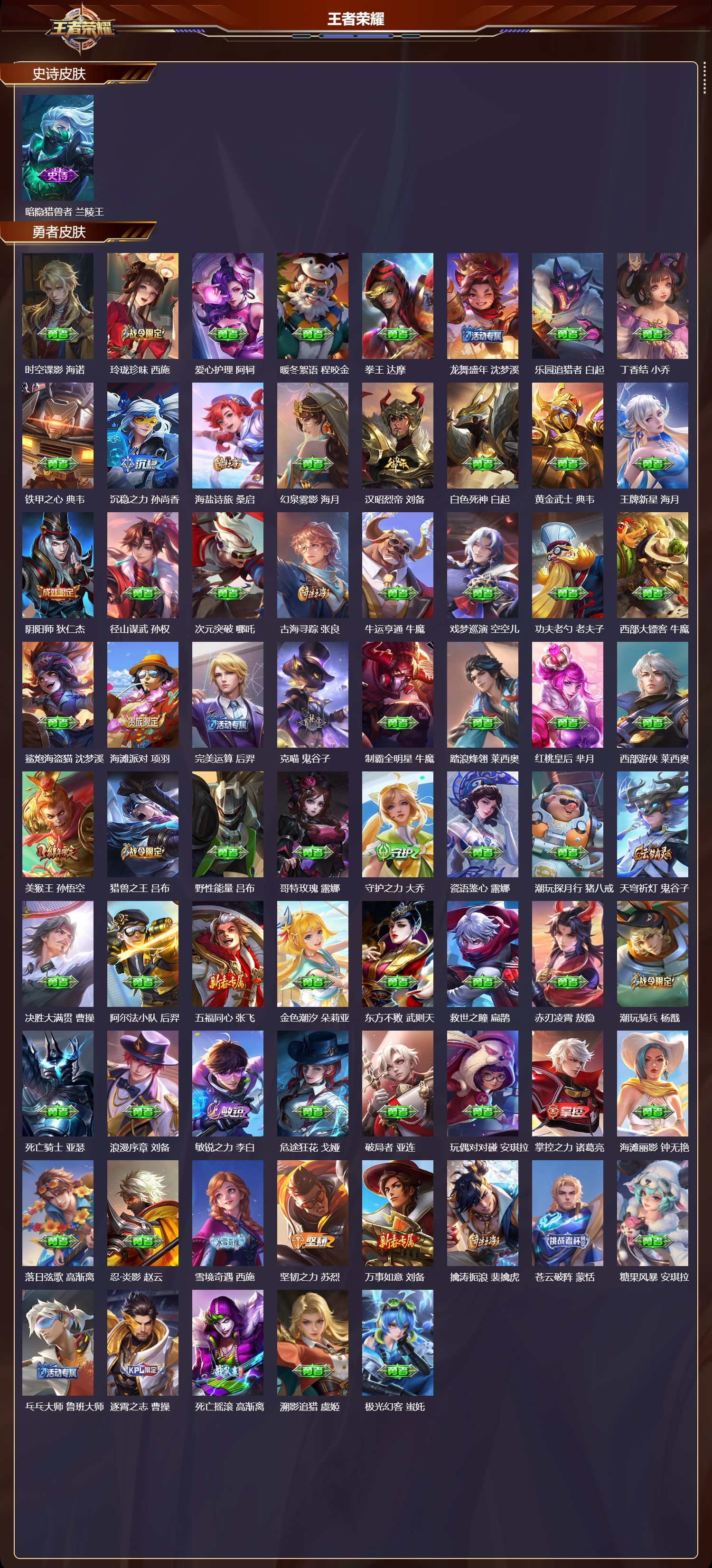 WZQM4196232王者荣耀账号详情图5 WZQM4196232王者荣耀账号详情图5