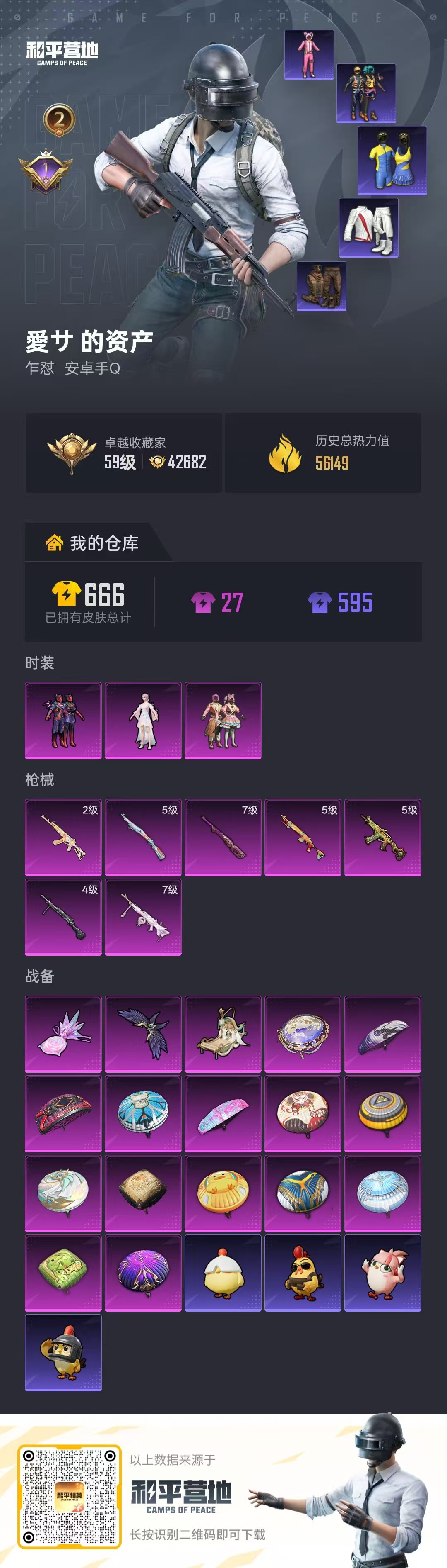 HPCMW4110086和平精英账号详情图2