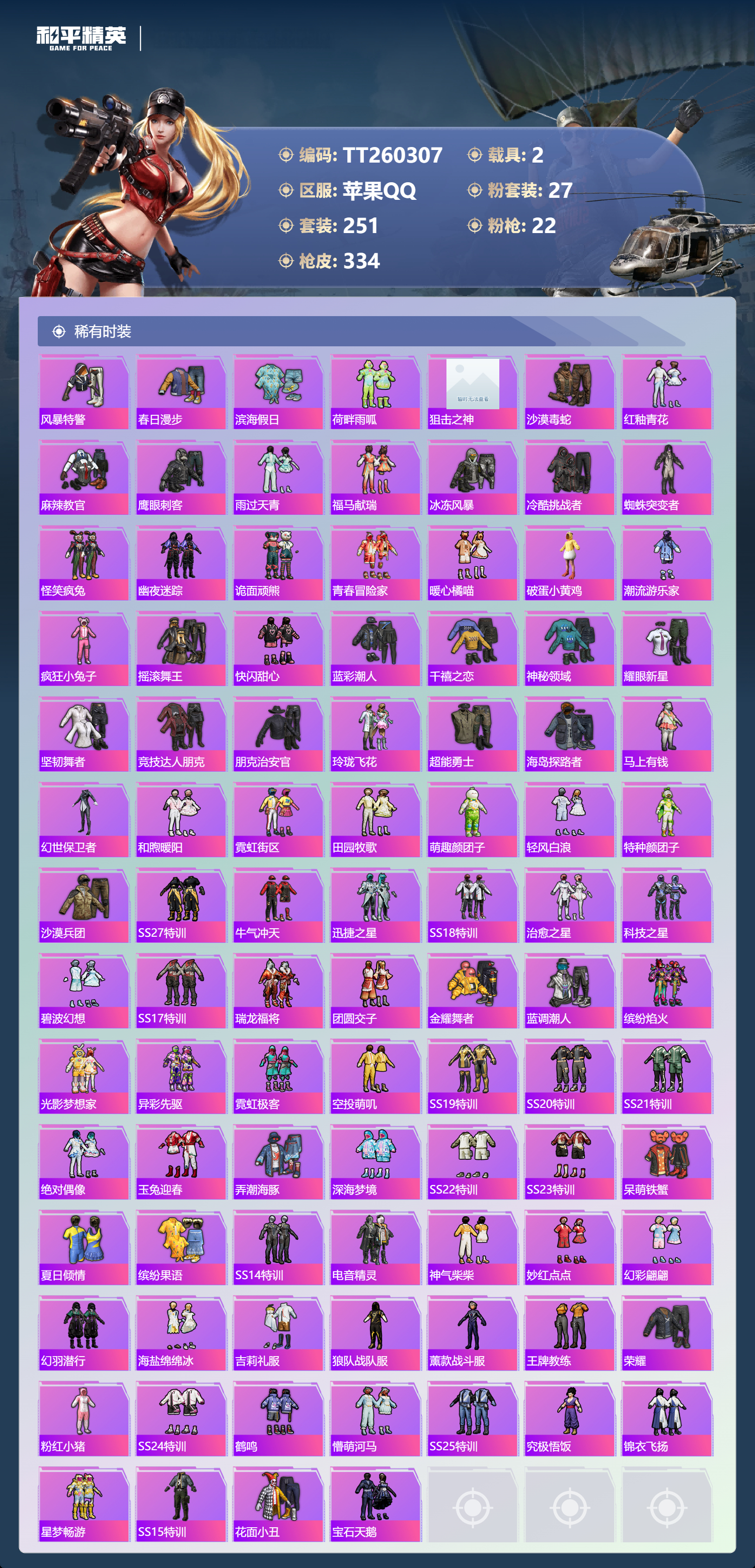 HPLX4124260和平精英账号详情图4