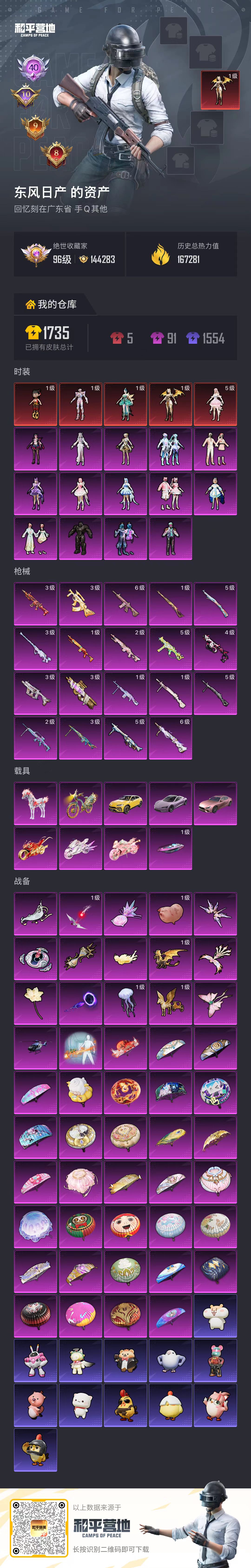 HPSJ4116996和平精英账号详情图2