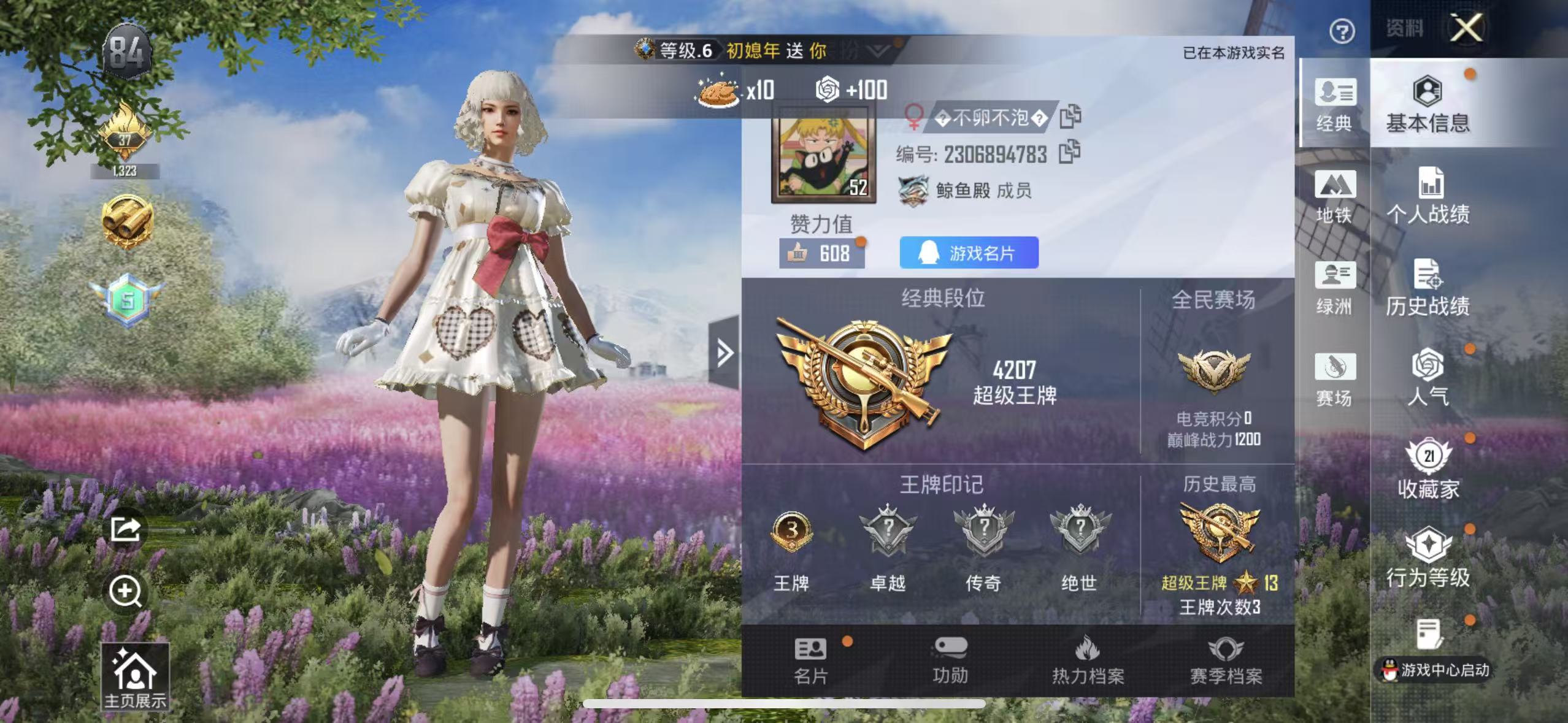 HPSJ4117245和平精英账号详情图3