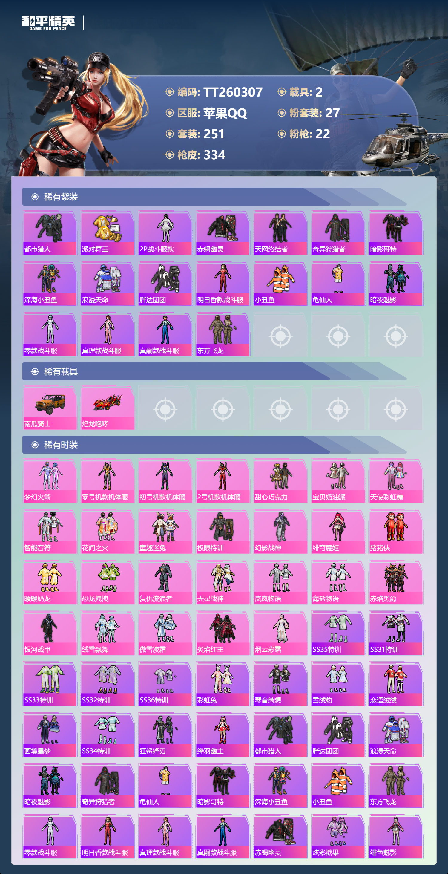 HPLX4124260和平精英账号详情图2