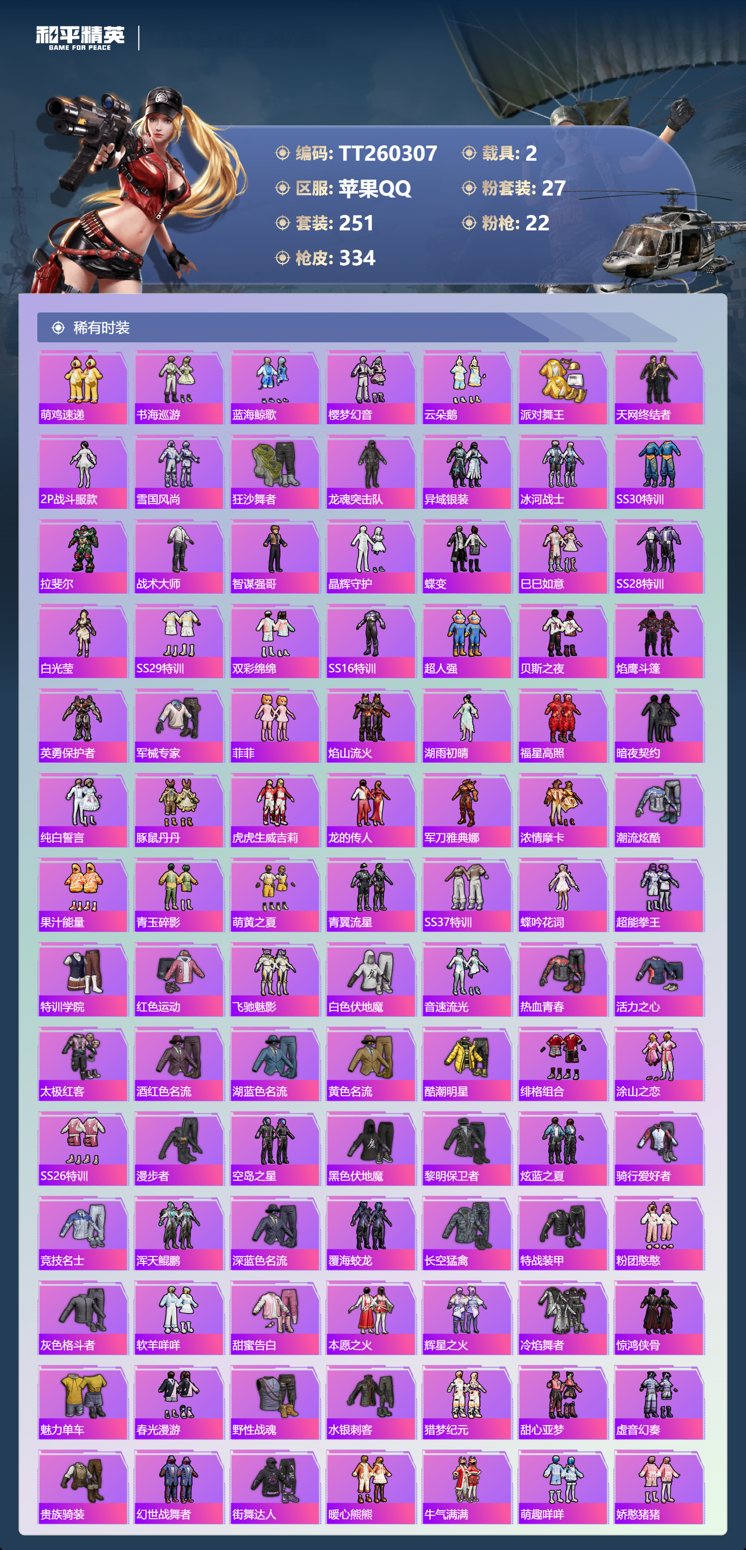 HPLX4124260和平精英账号详情图3