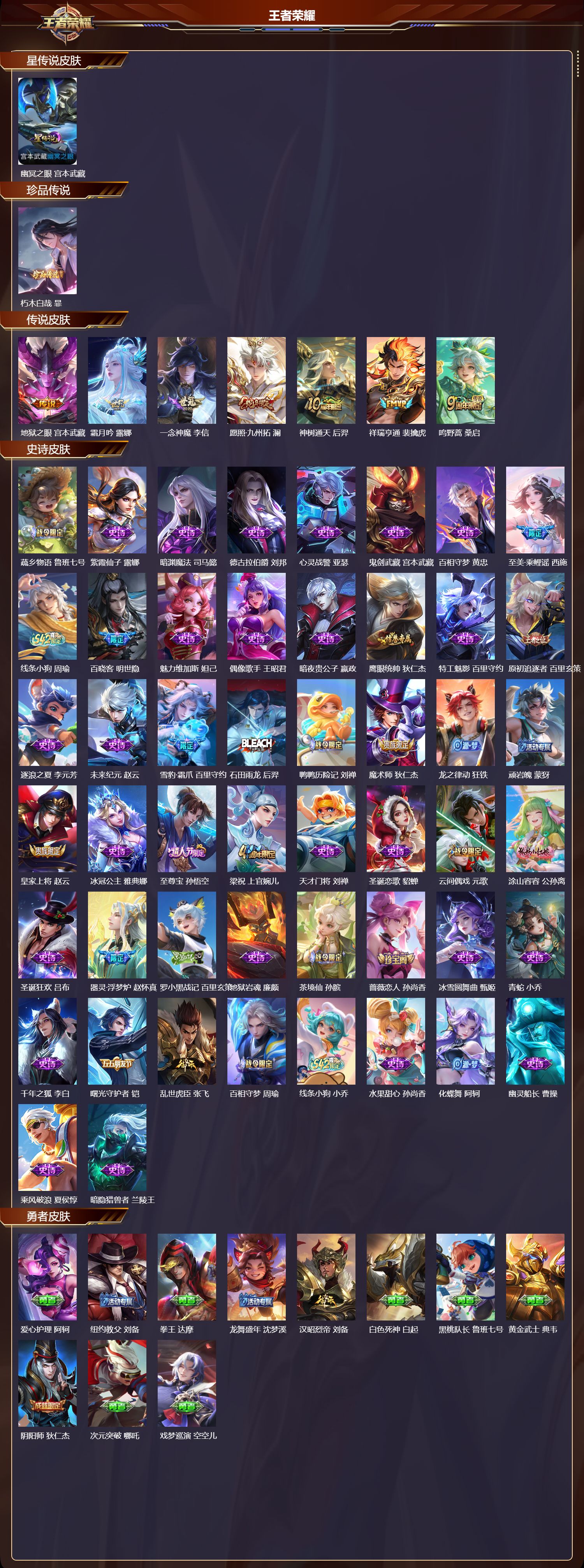 WZQM4213330王者荣耀账号详情图3