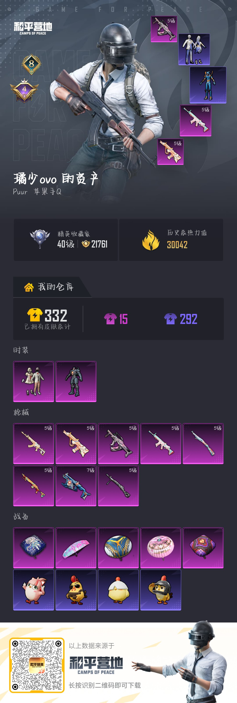 HPSJ4116988和平精英账号详情图2