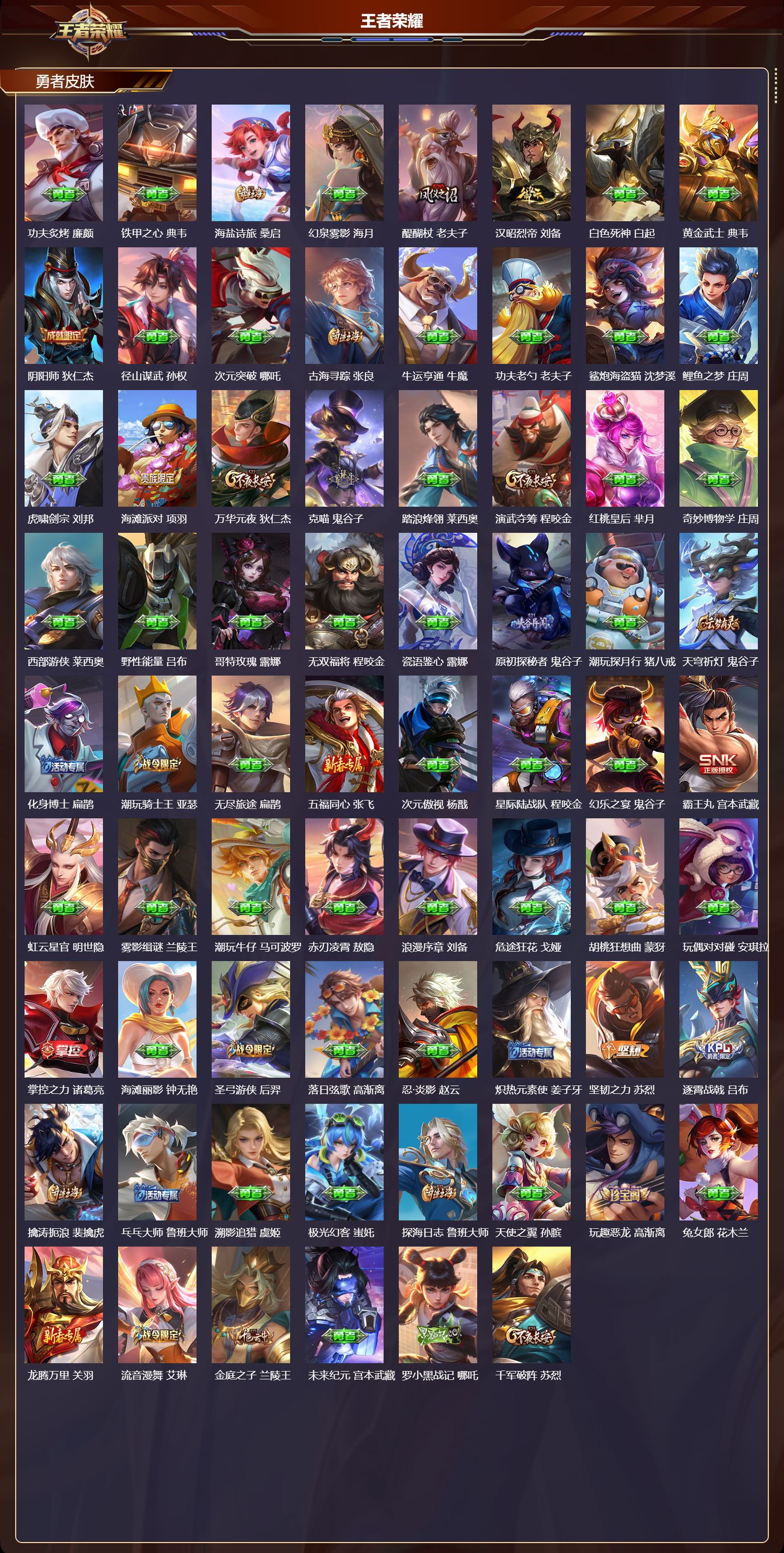 WZQM4213221王者荣耀账号详情图5