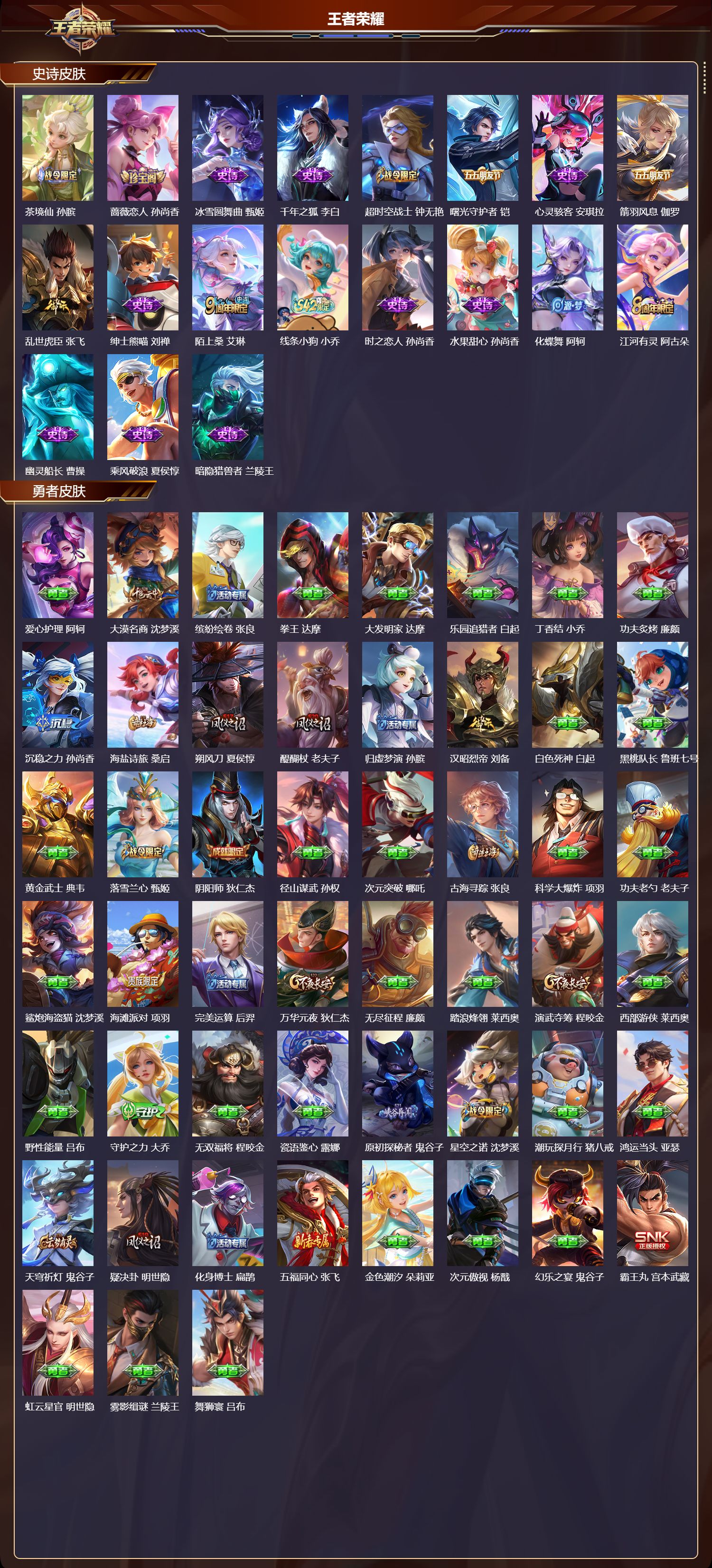 WZQM4213186王者荣耀账号详情图4