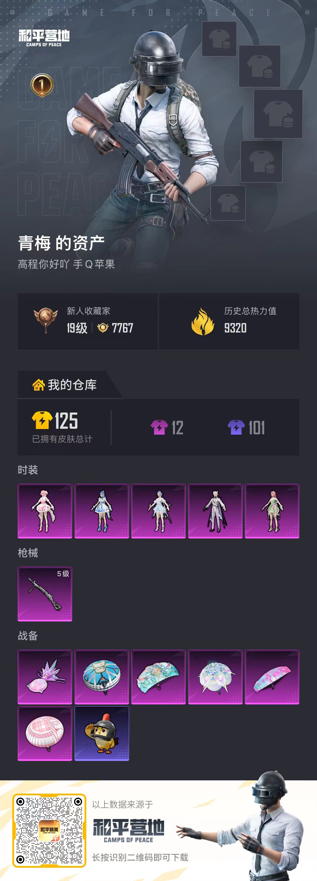 HPSJ4117034和平精英账号详情图2