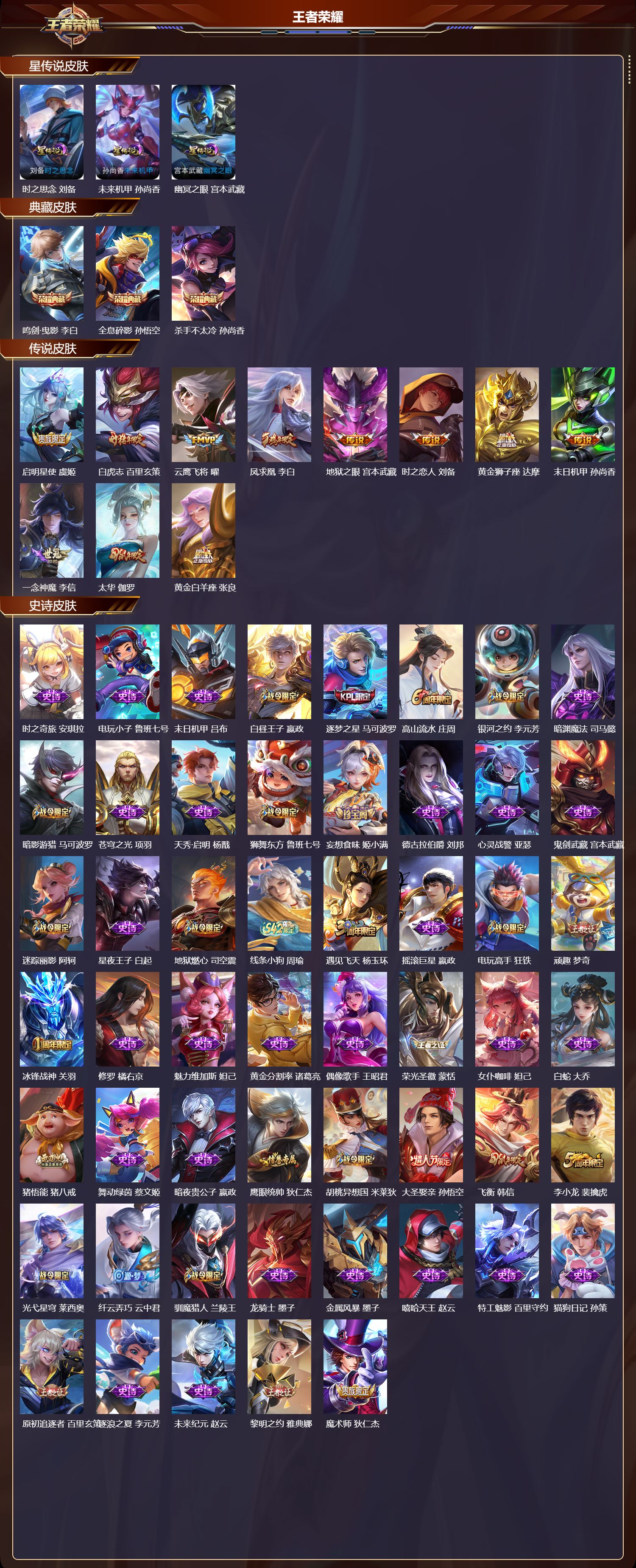 WZQM4213235王者荣耀账号详情图3