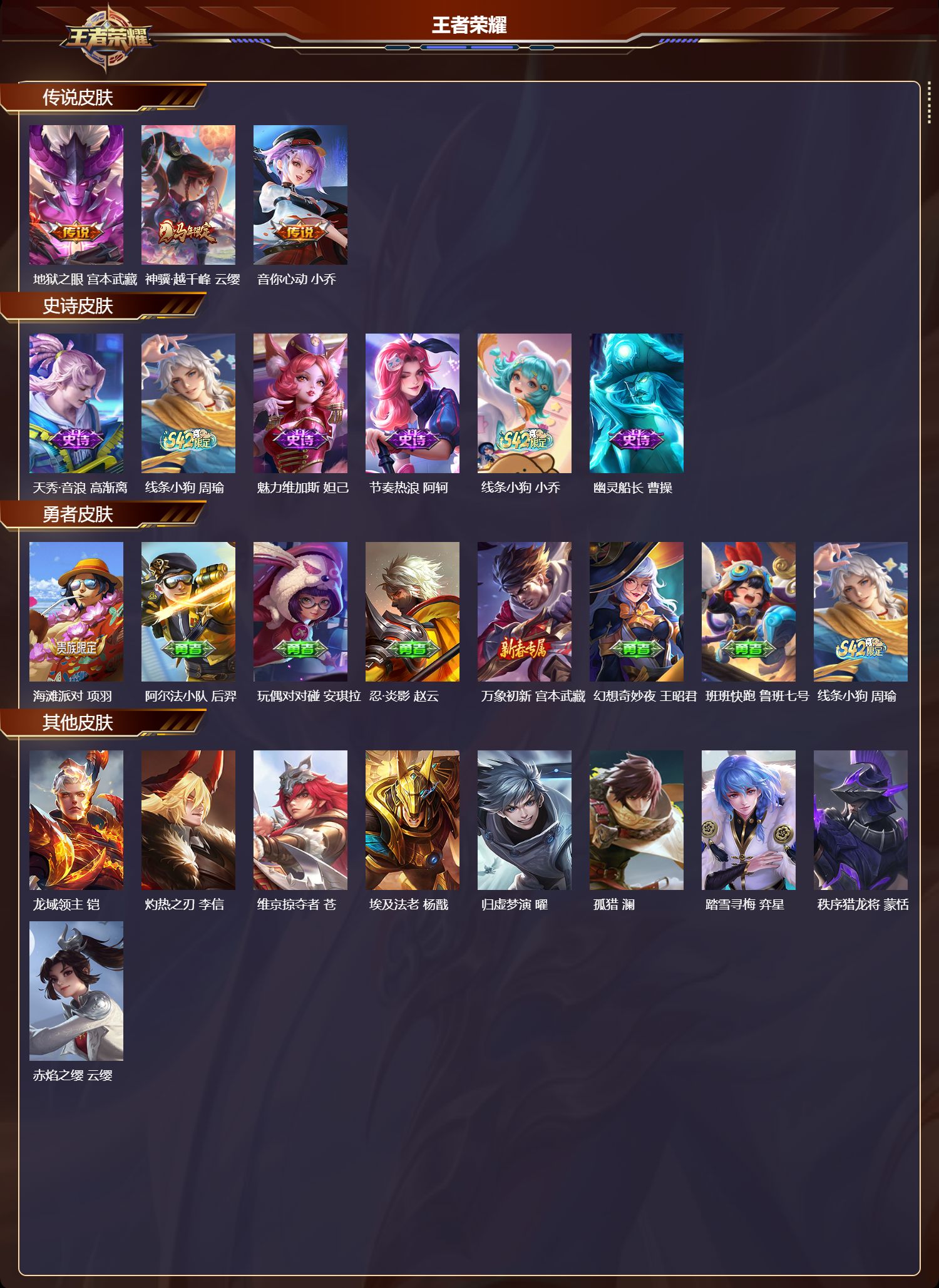 WZMK4213148王者荣耀账号详情图2 WZMK4213148王者荣耀账号详情图2