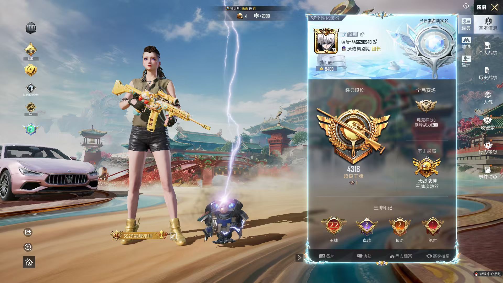 HPSJ4117214和平精英账号详情图3