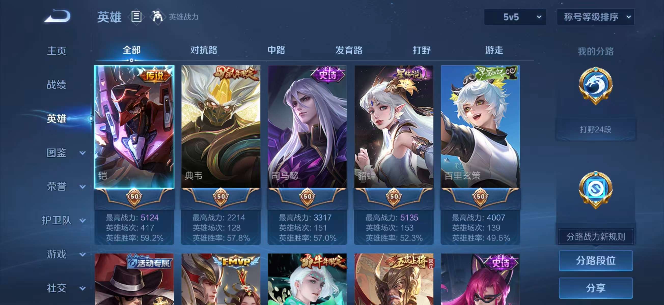 WZCMW4223682王者荣耀账号详情图4 WZCMW4223682王者荣耀账号详情图4