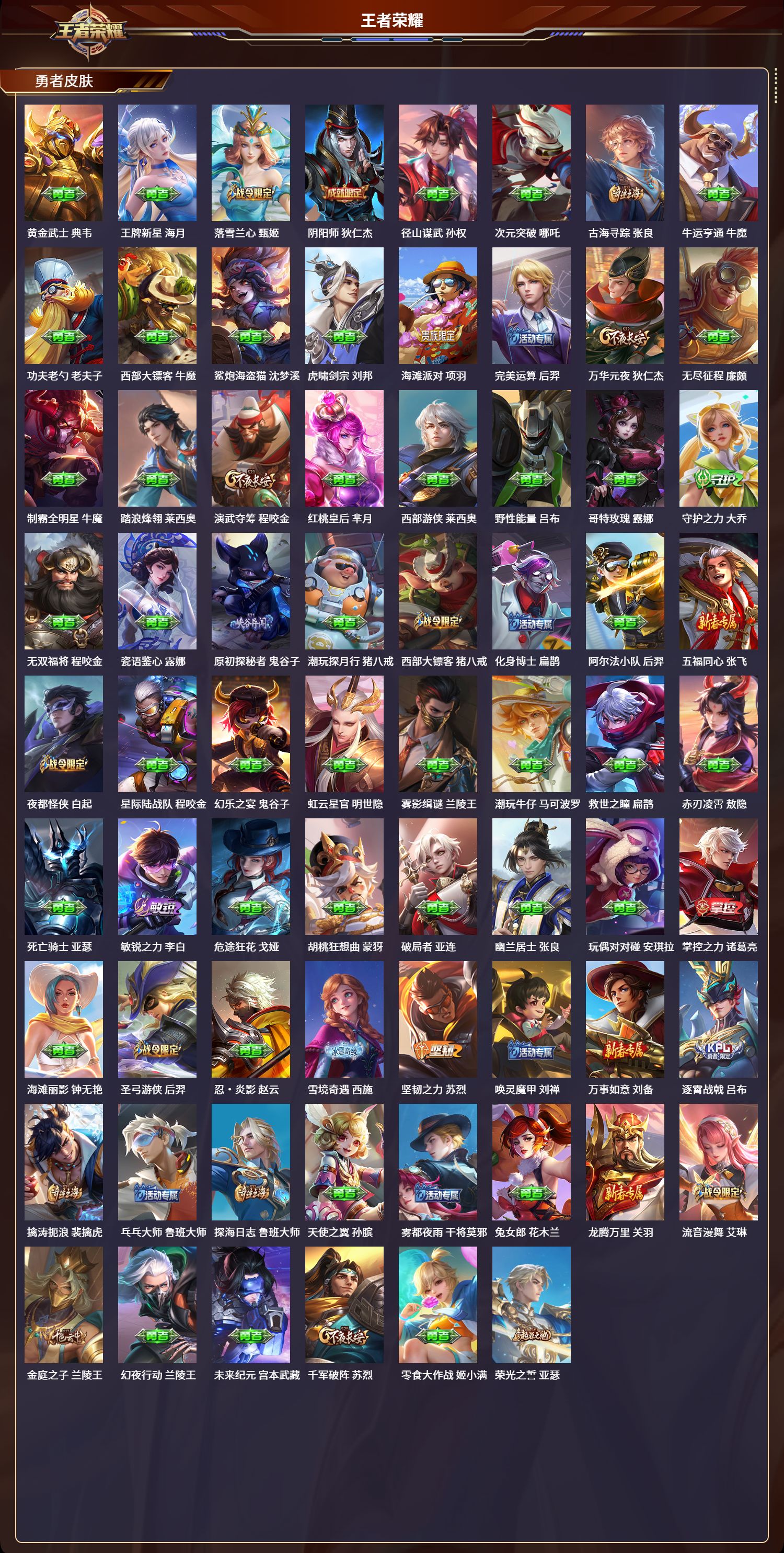 WZLX4224818王者荣耀账号详情图5 WZLX4224818王者荣耀账号详情图5