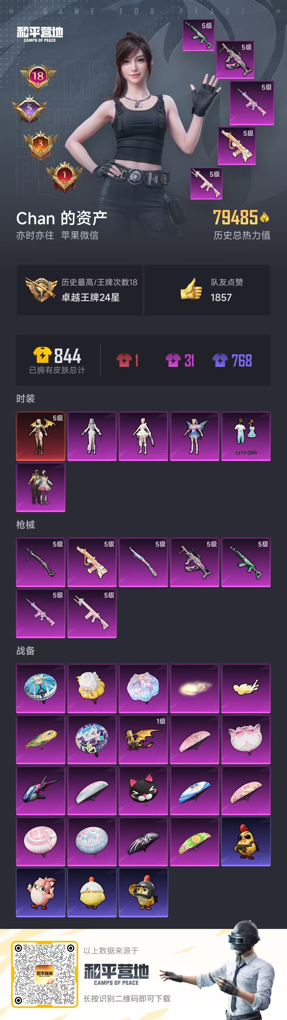 HPCMW4123742和平精英账号详情图2