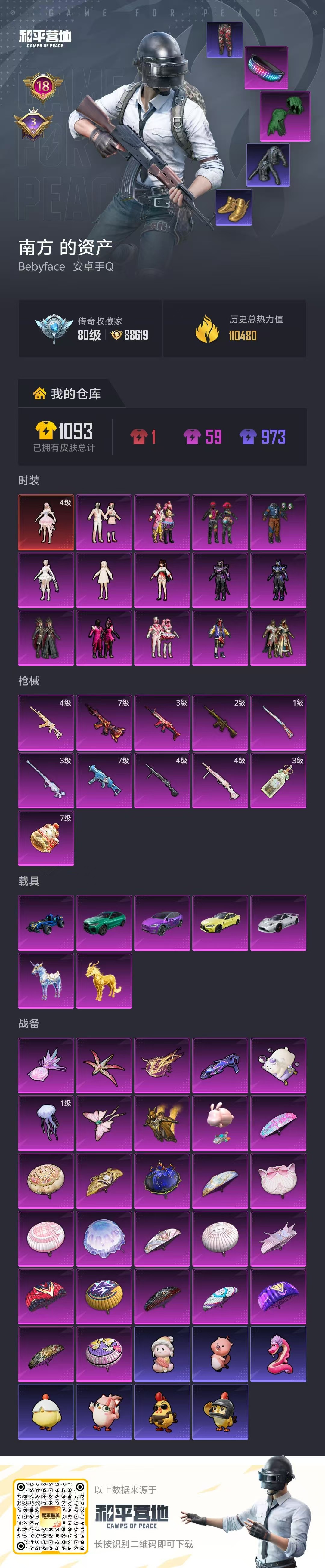 HPSJ4117061和平精英账号详情图2