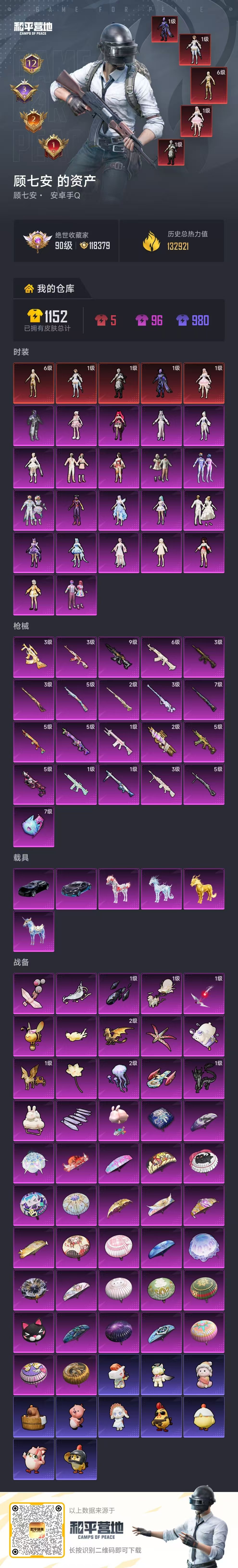 HPSJ4117188和平精英账号详情图2