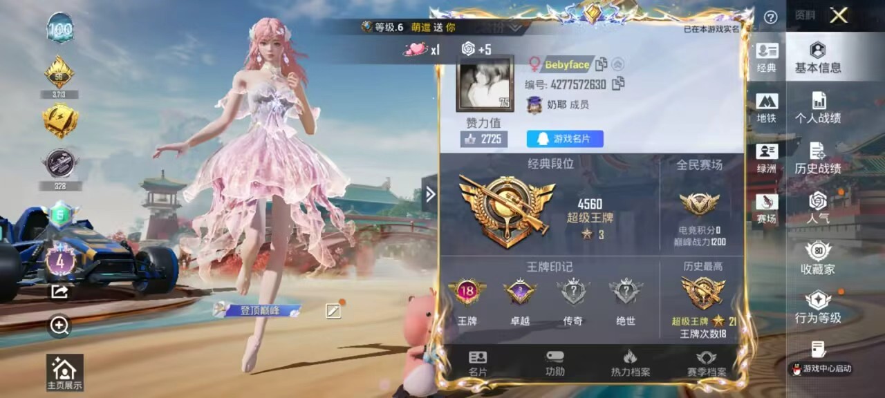 HPSJ4117061和平精英账号详情图3