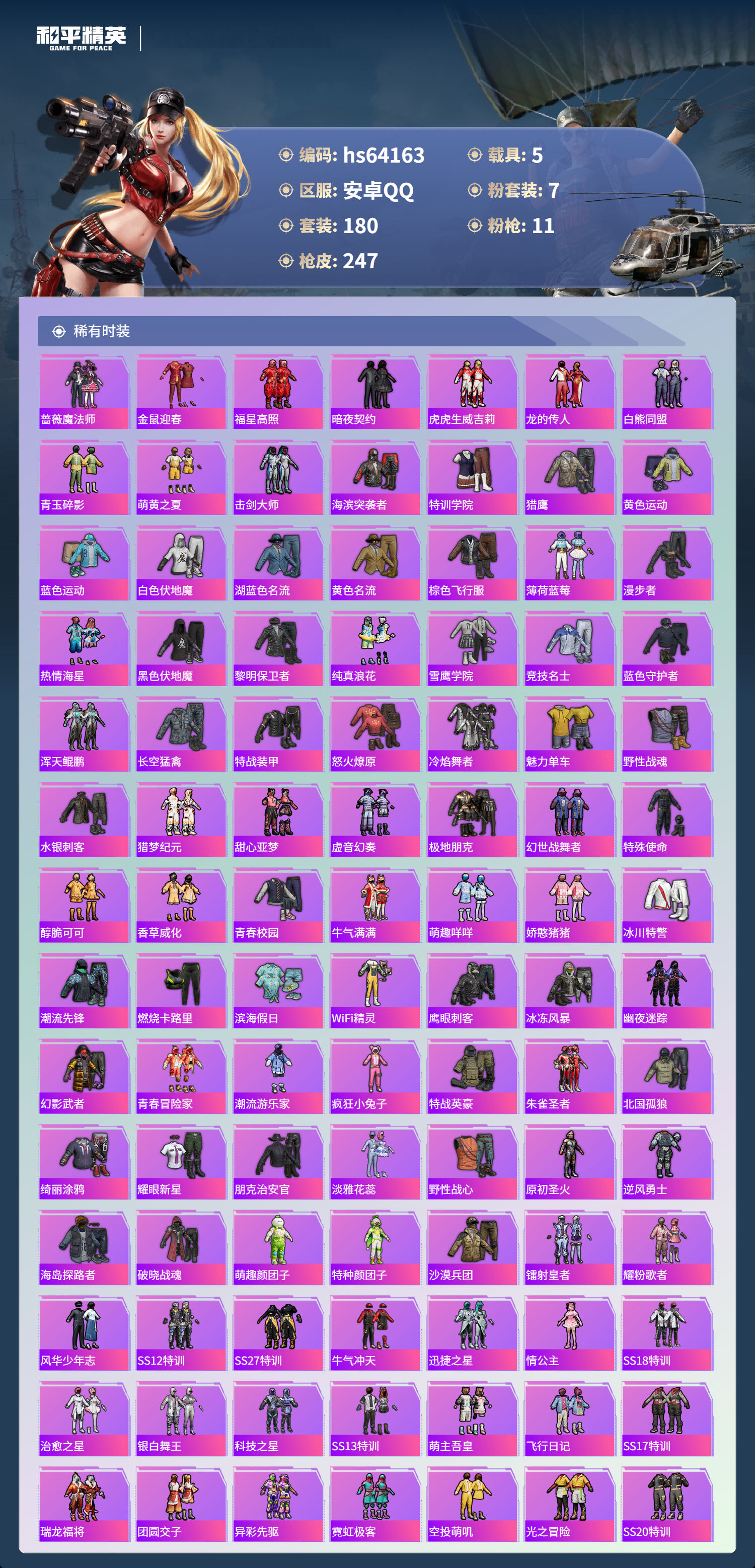 HPSJ4119330和平精英账号详情图6