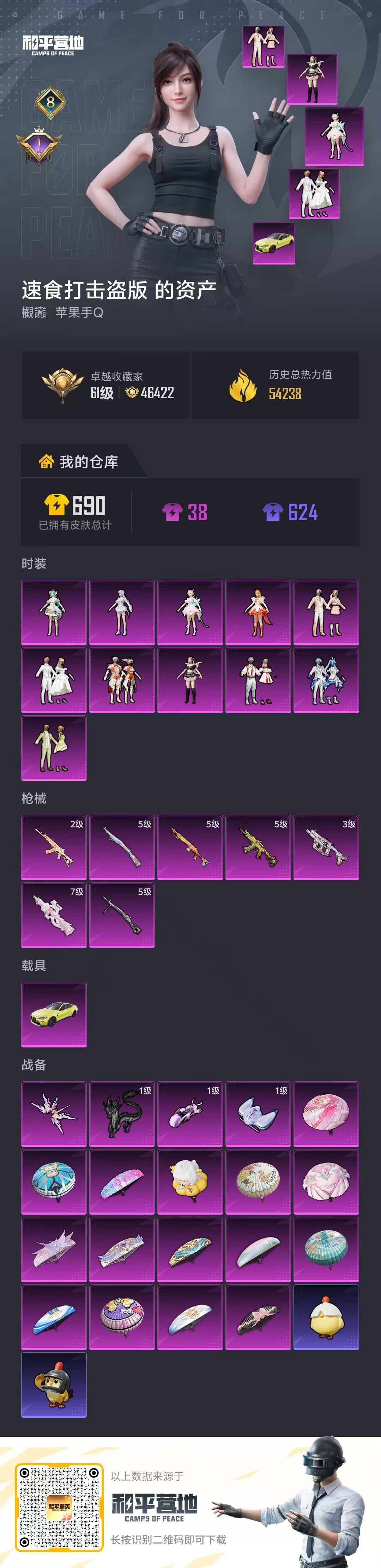 HPSJ4118046和平精英账号详情图2