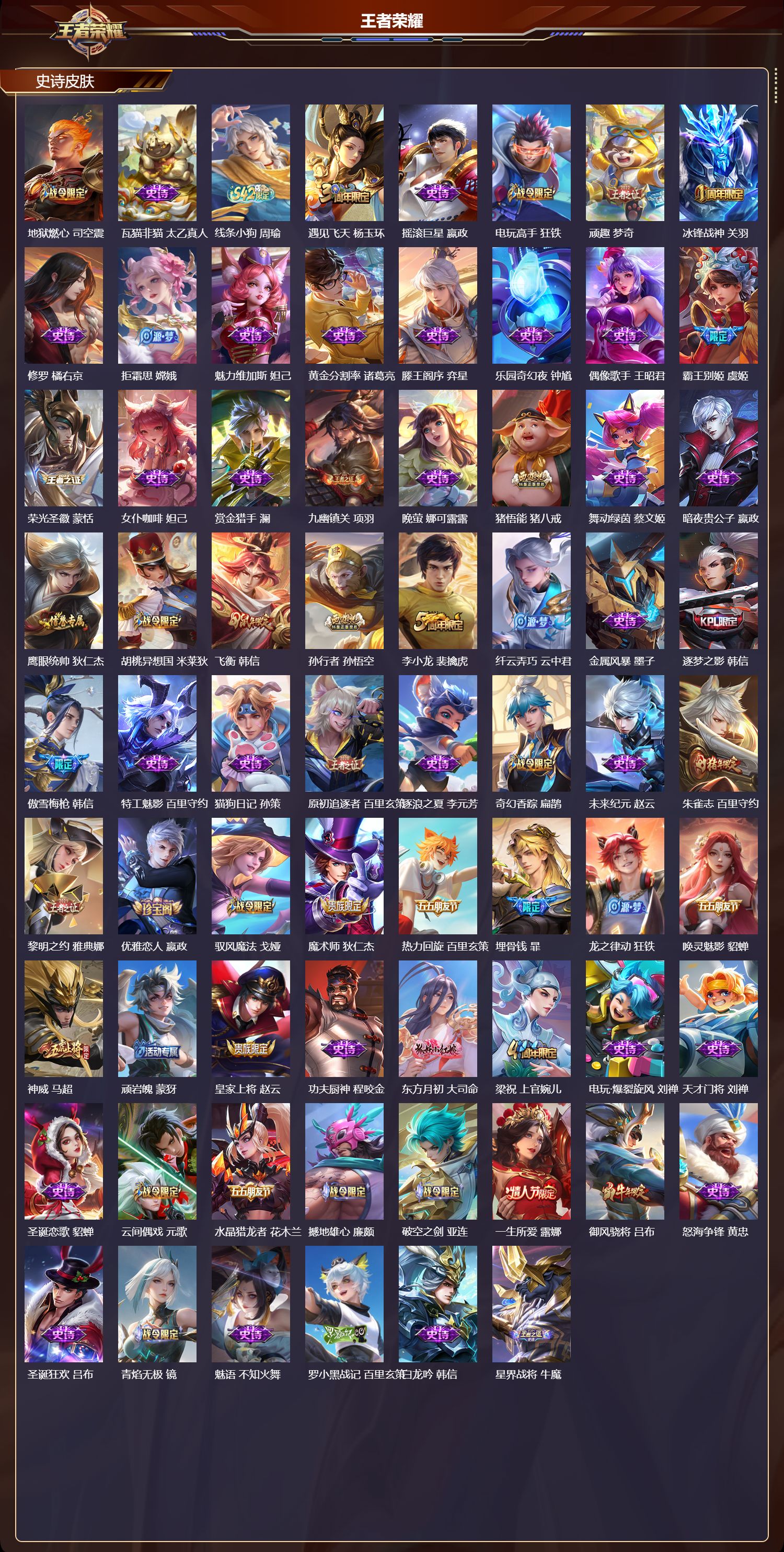 WZQM4215378王者荣耀账号详情图4