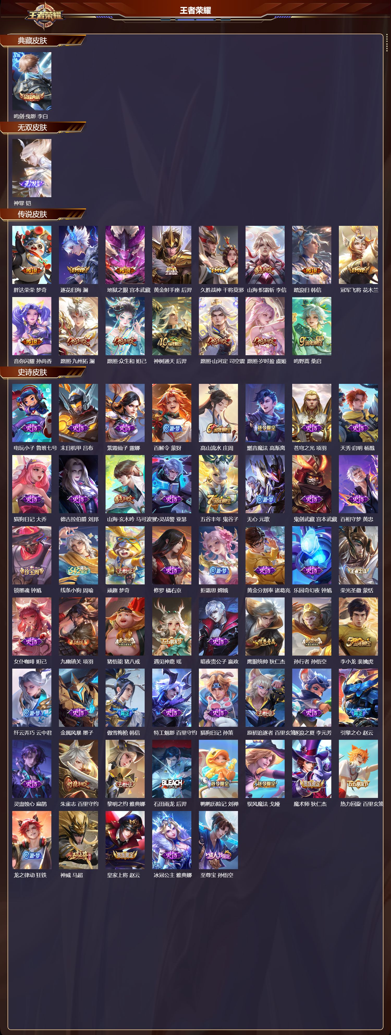 WZCMW4225393王者荣耀账号详情图2