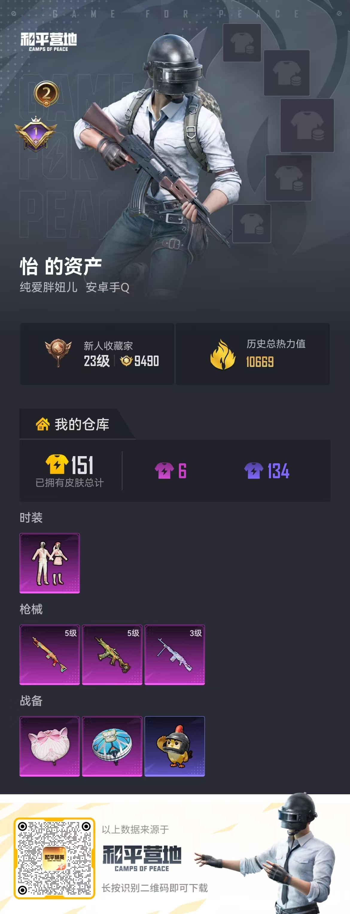 HPSJ4117961和平精英账号详情图2