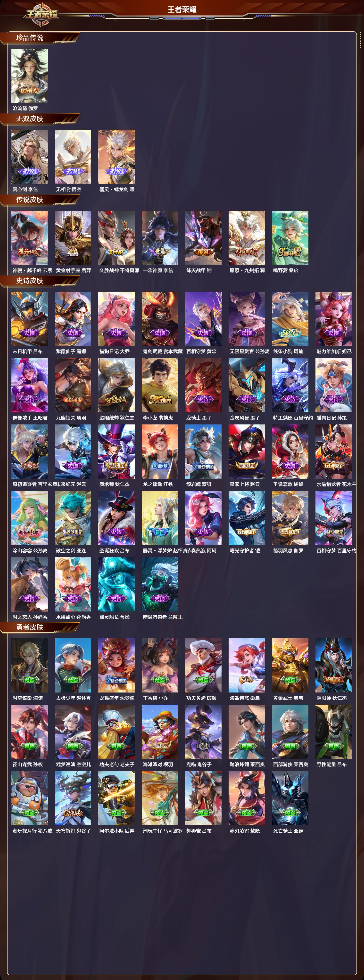 WZQM4214726王者荣耀账号详情图2