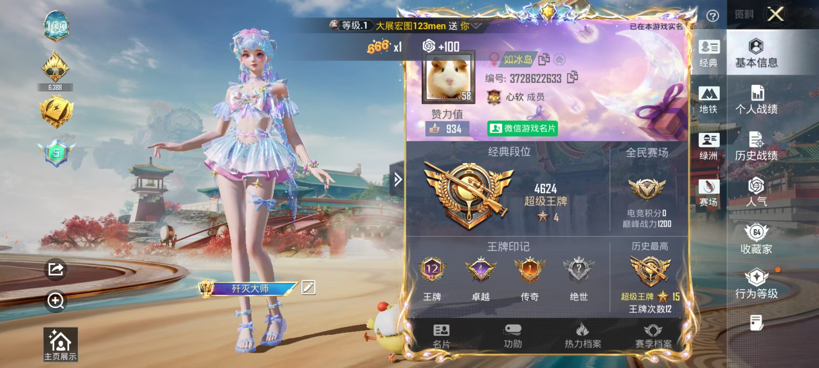 HPCMW4124632和平精英账号详情图3