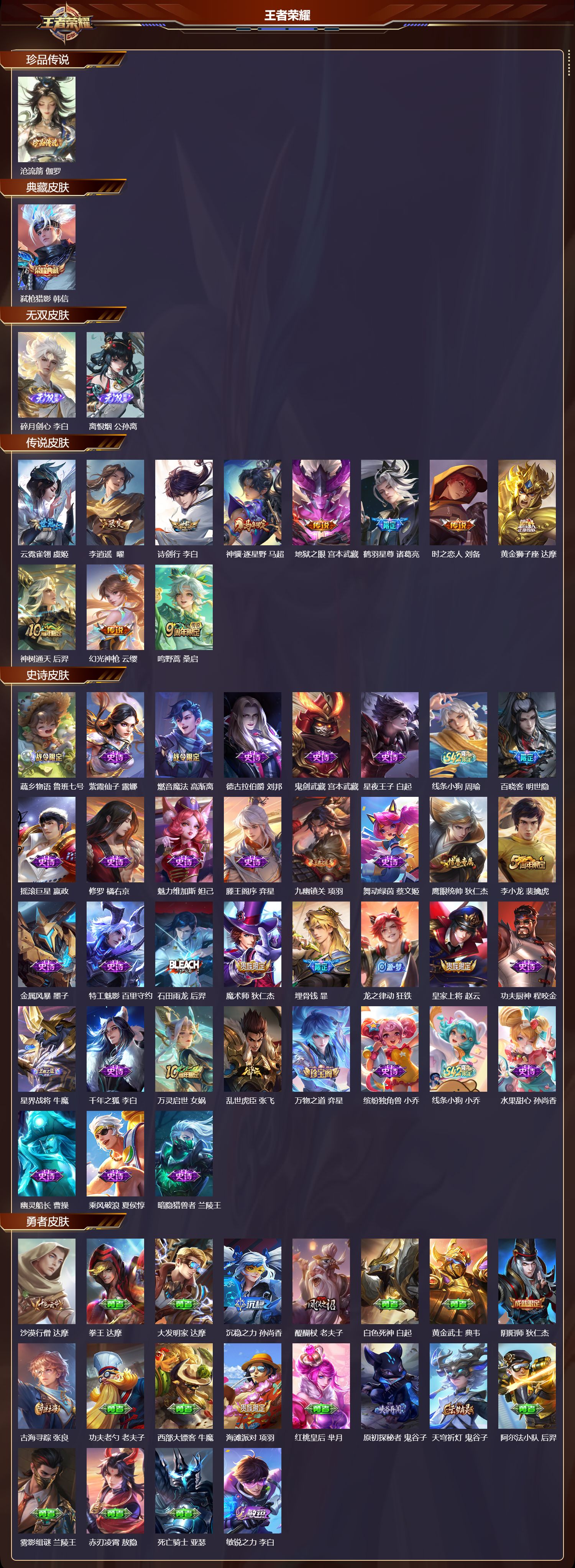 WZCMW4225747王者荣耀账号详情图6 WZCMW4225747王者荣耀账号详情图6