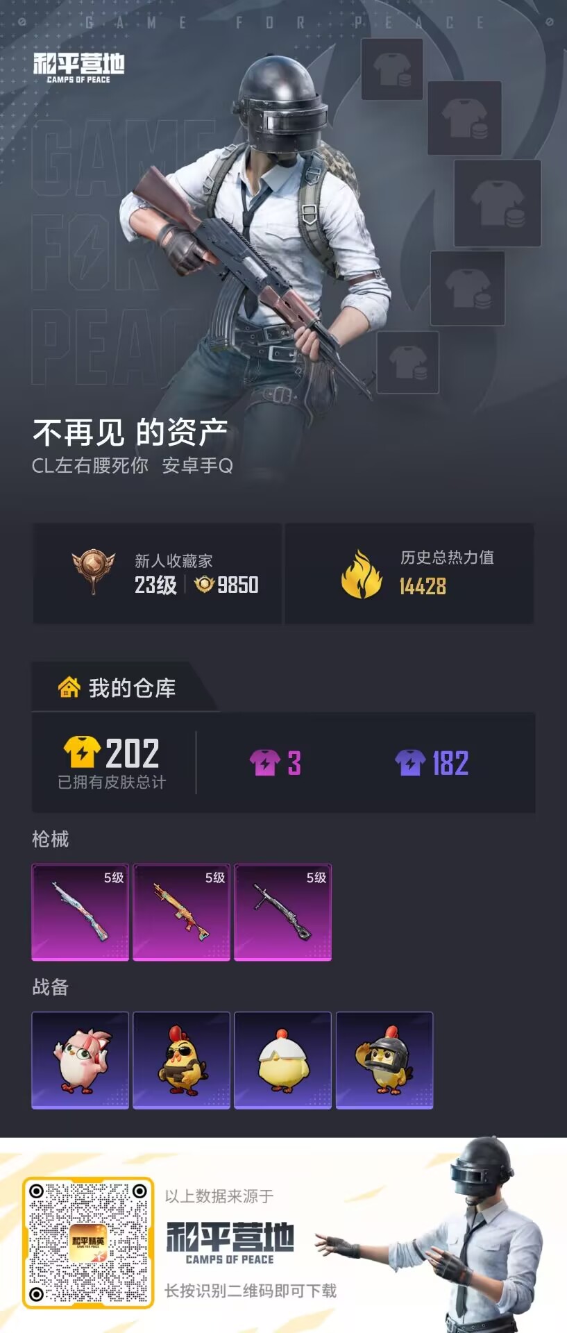 HPSJ4117956和平精英账号详情图2