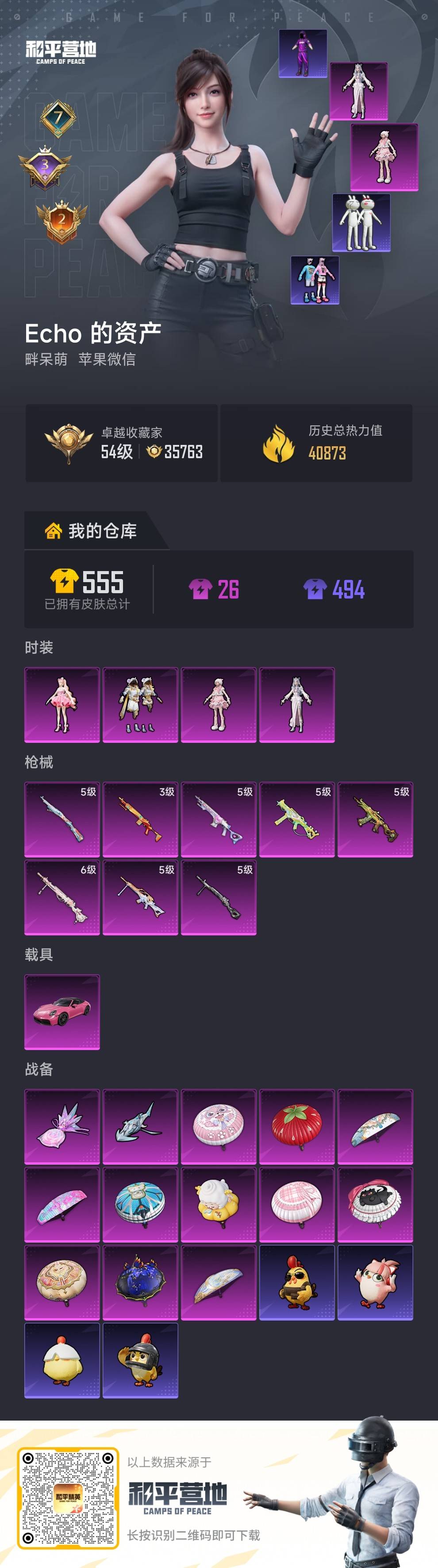 HPSJ4118007和平精英账号详情图2