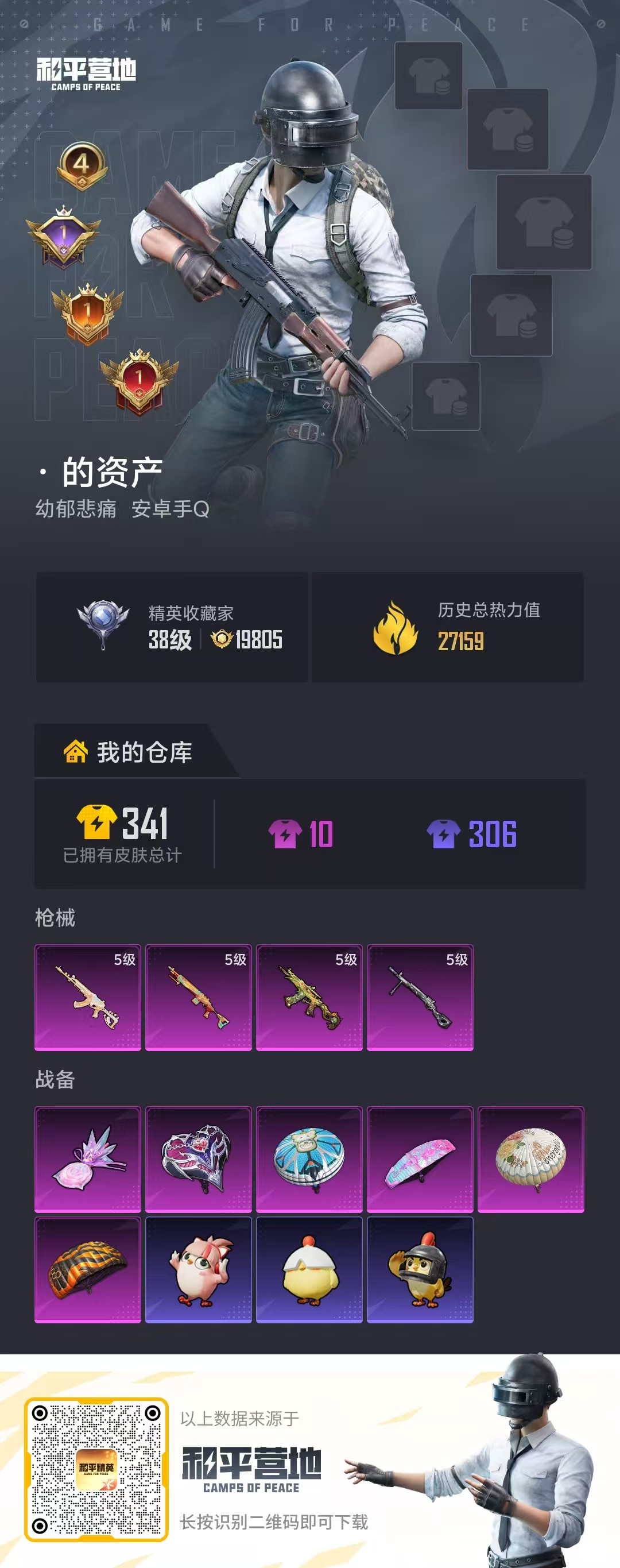 HPSJ4118040和平精英账号详情图2