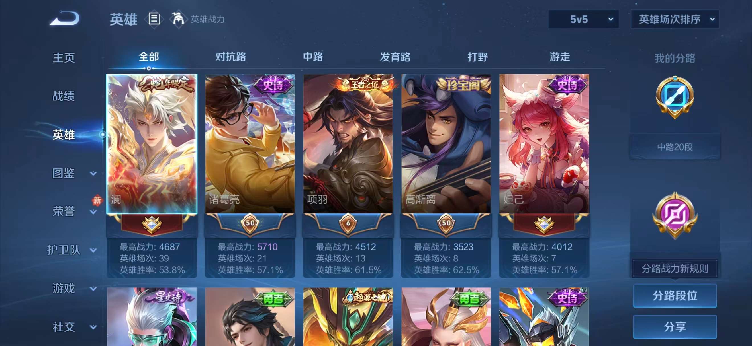 WZCMW4225780王者荣耀账号详情图4