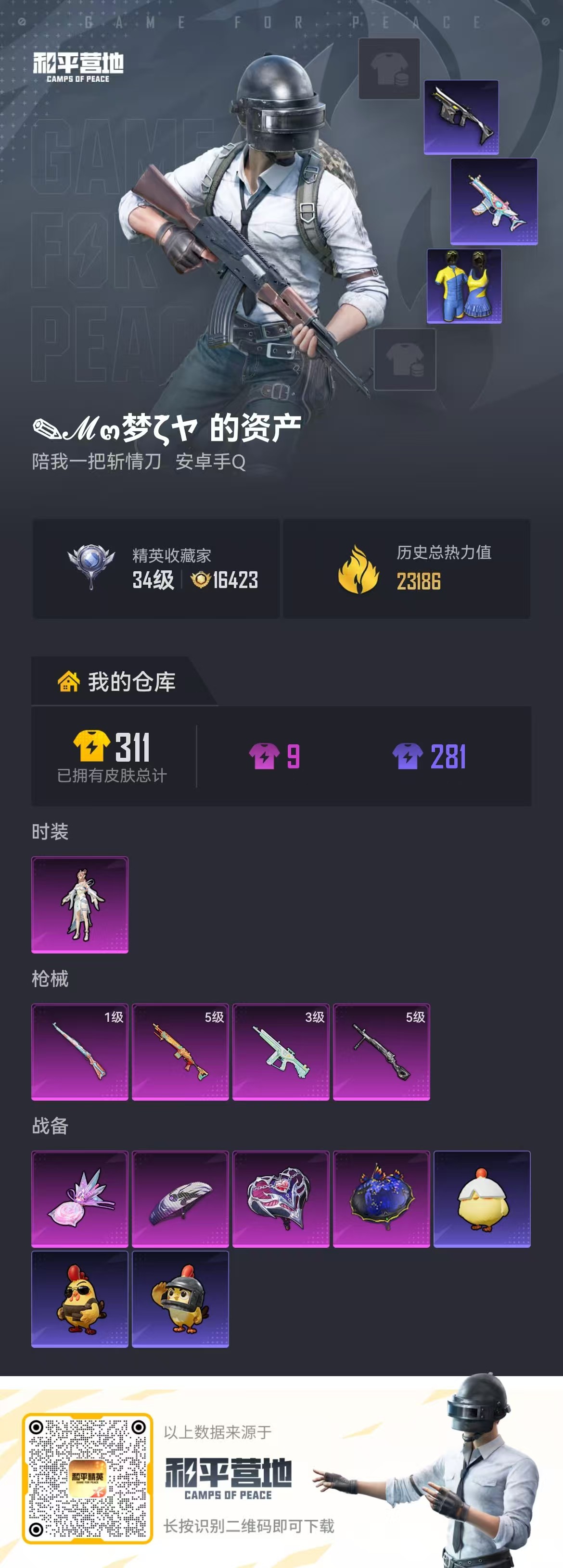 HPSJ4118127和平精英账号详情图2