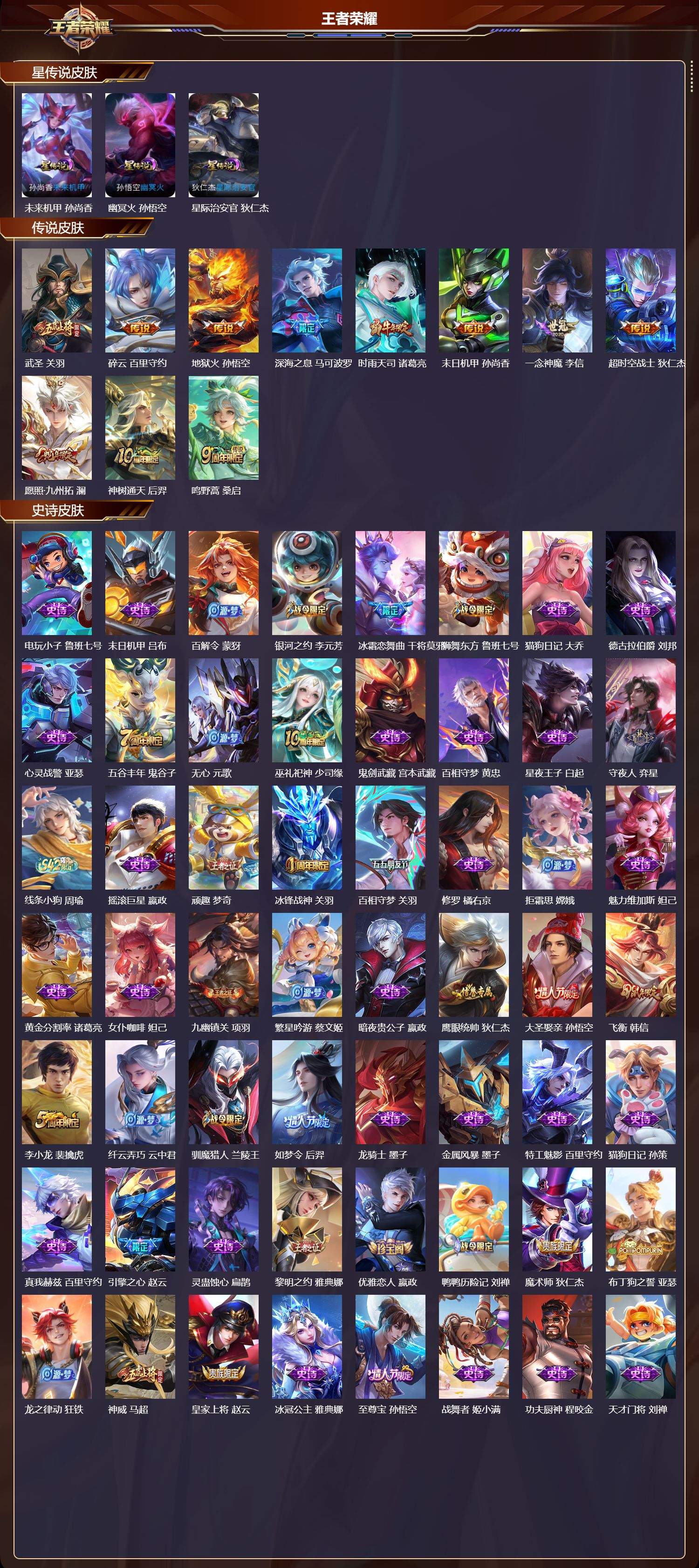 WZQM4215431王者荣耀账号详情图3