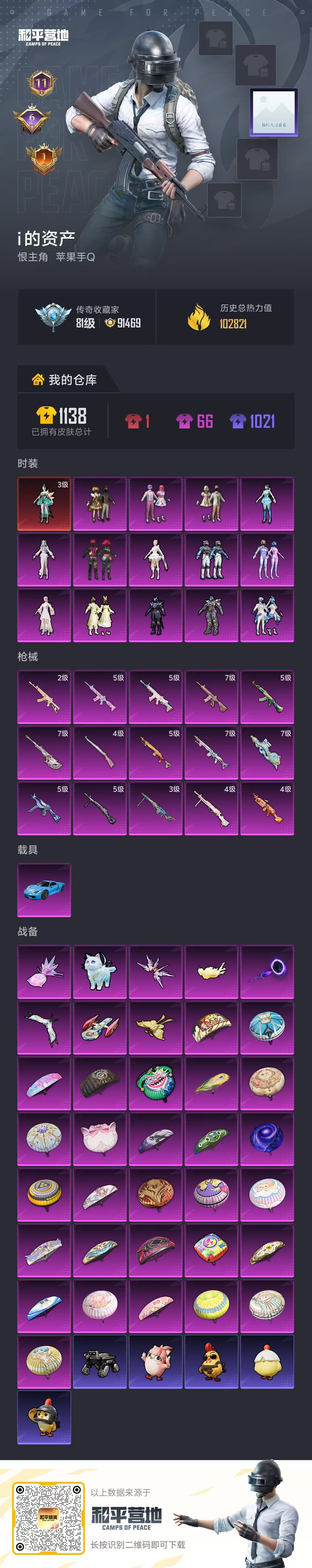 HPSJ4118268和平精英账号详情图2 HPSJ4118268和平精英账号详情图2