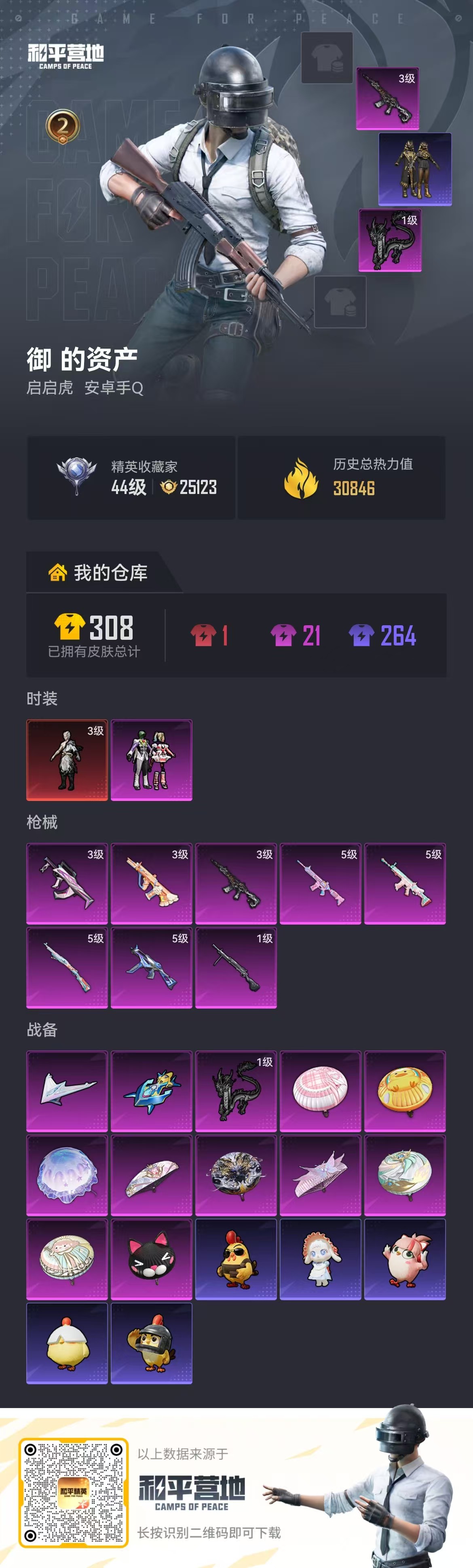 HPSJ4118213和平精英账号详情图2