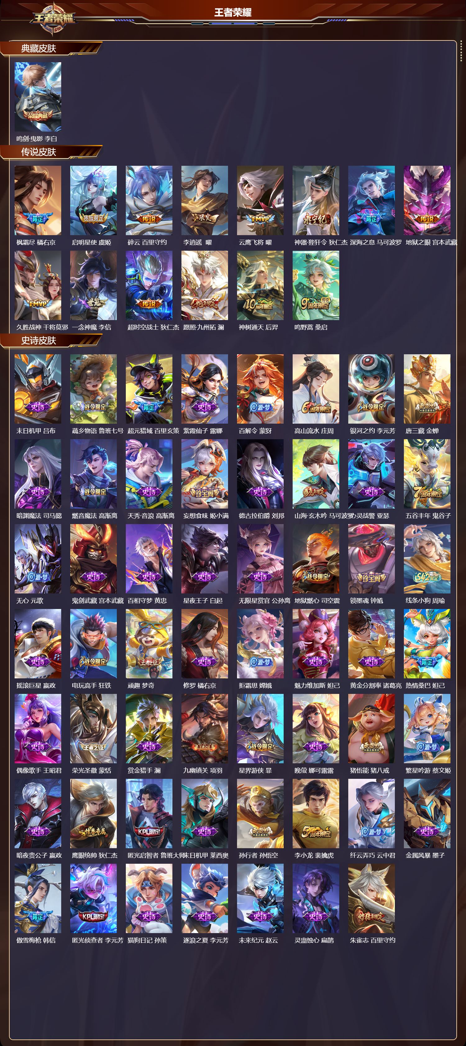 WZCMW4225808王者荣耀账号详情图6 WZCMW4225808王者荣耀账号详情图6