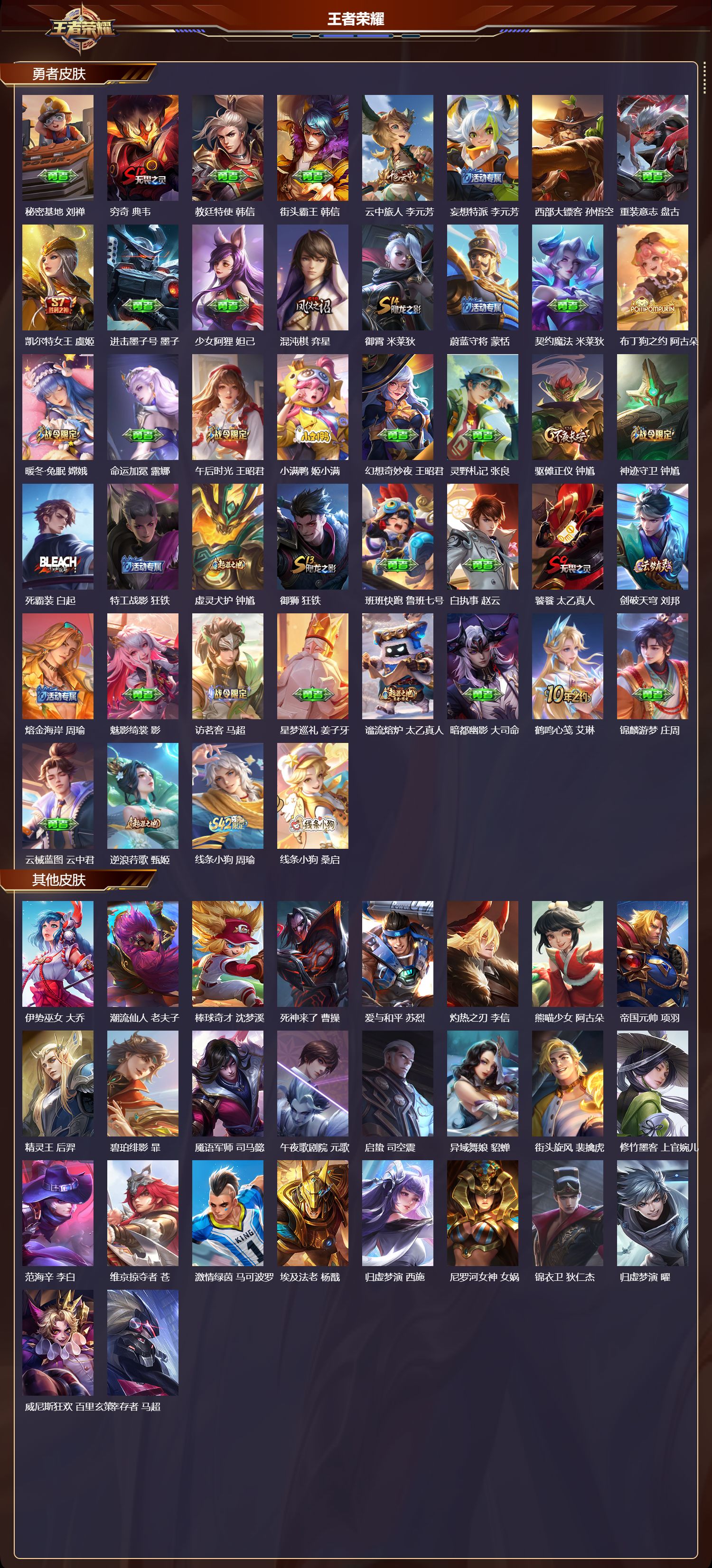 WZQM4215935王者荣耀账号详情图6