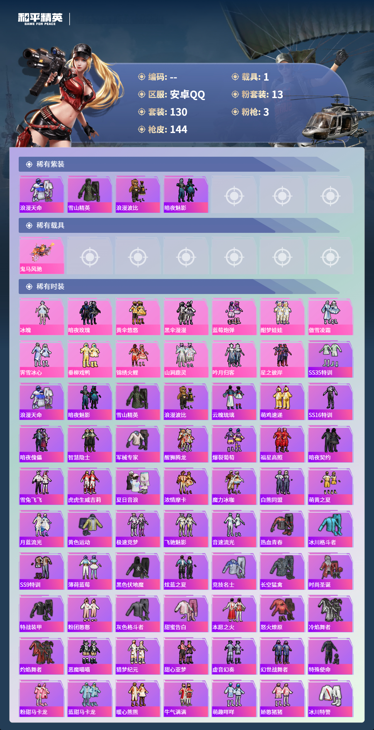 HPCMW4126462和平精英账号详情图2 HPCMW4126462和平精英账号详情图2