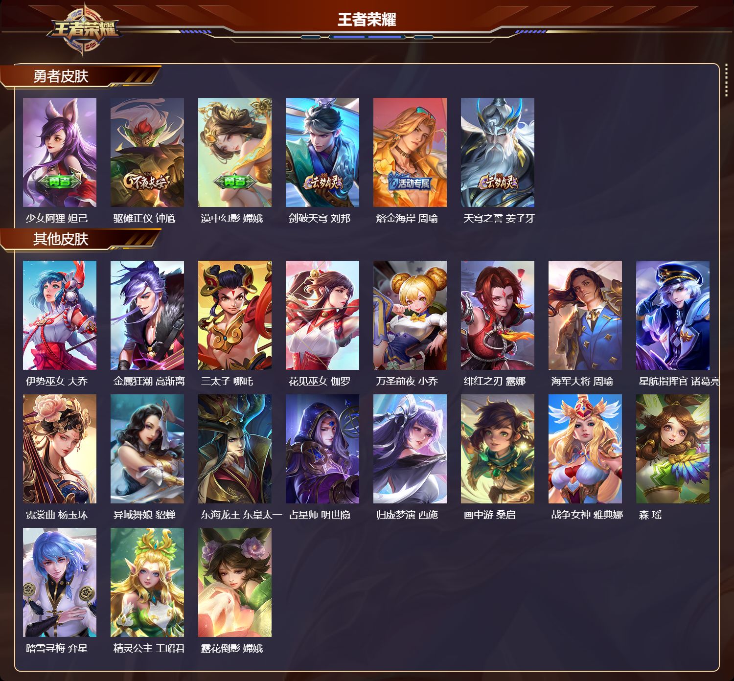 WZMK4217748王者荣耀账号详情图3