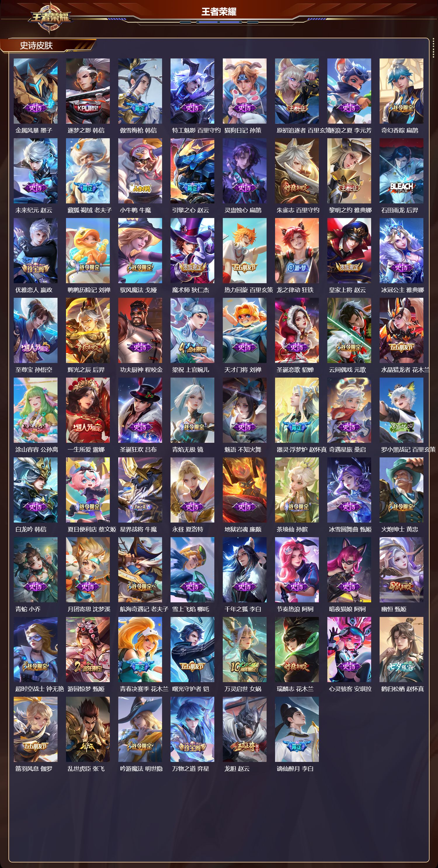 WZQM4217611王者荣耀账号详情图4