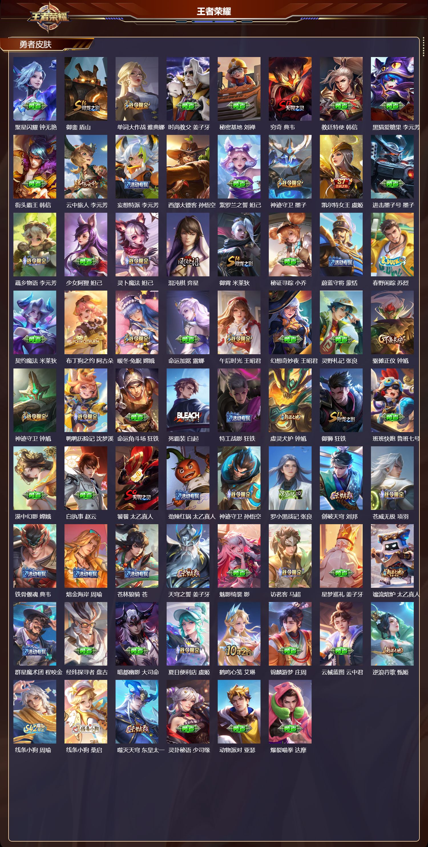 WZQM4217611王者荣耀账号详情图7