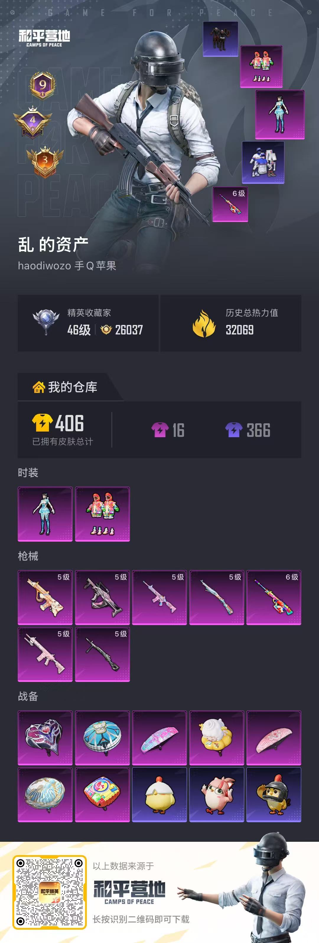 HPSJ4119460和平精英账号详情图2 HPSJ4119460和平精英账号详情图2