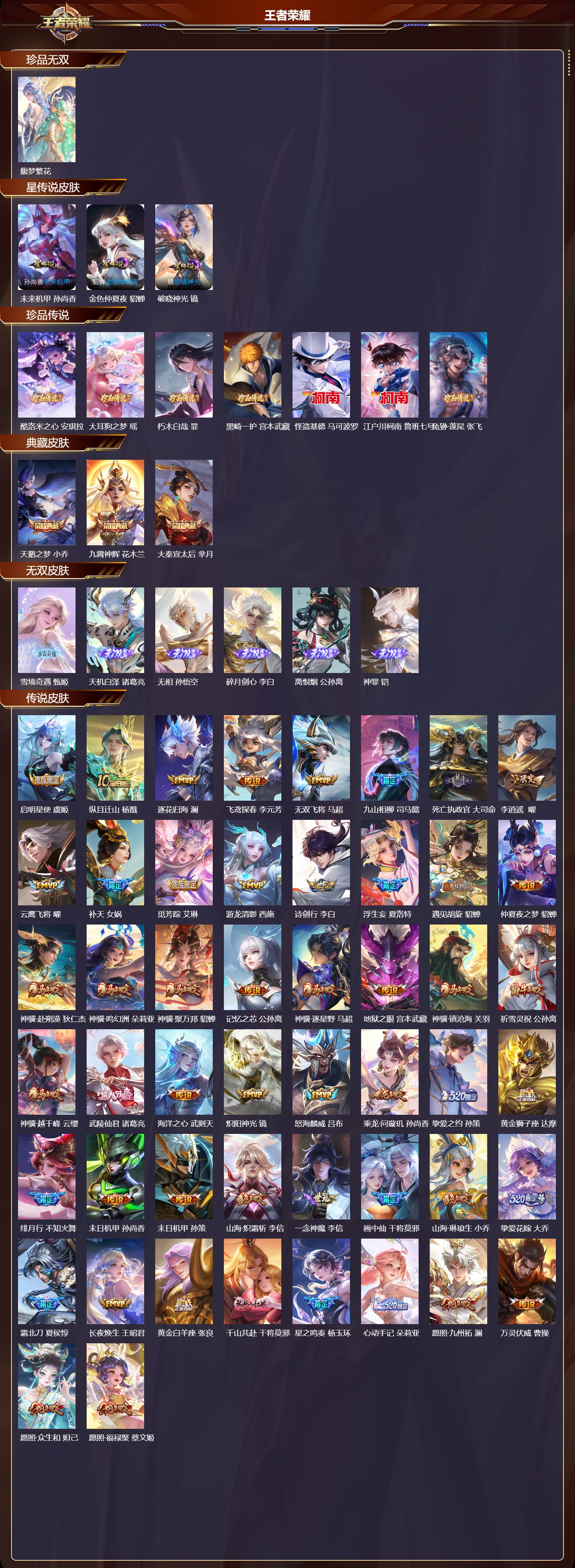 WZQM4217786王者荣耀账号详情图2