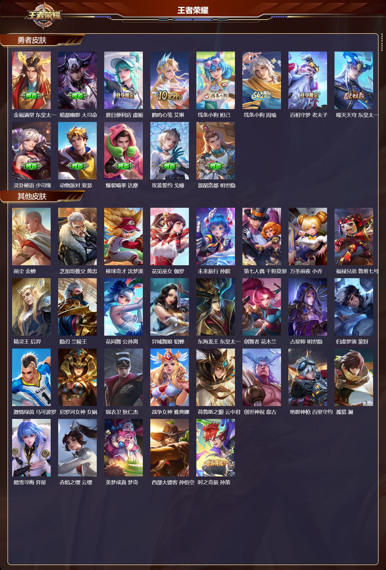 WZMK4217743王者荣耀账号详情图5