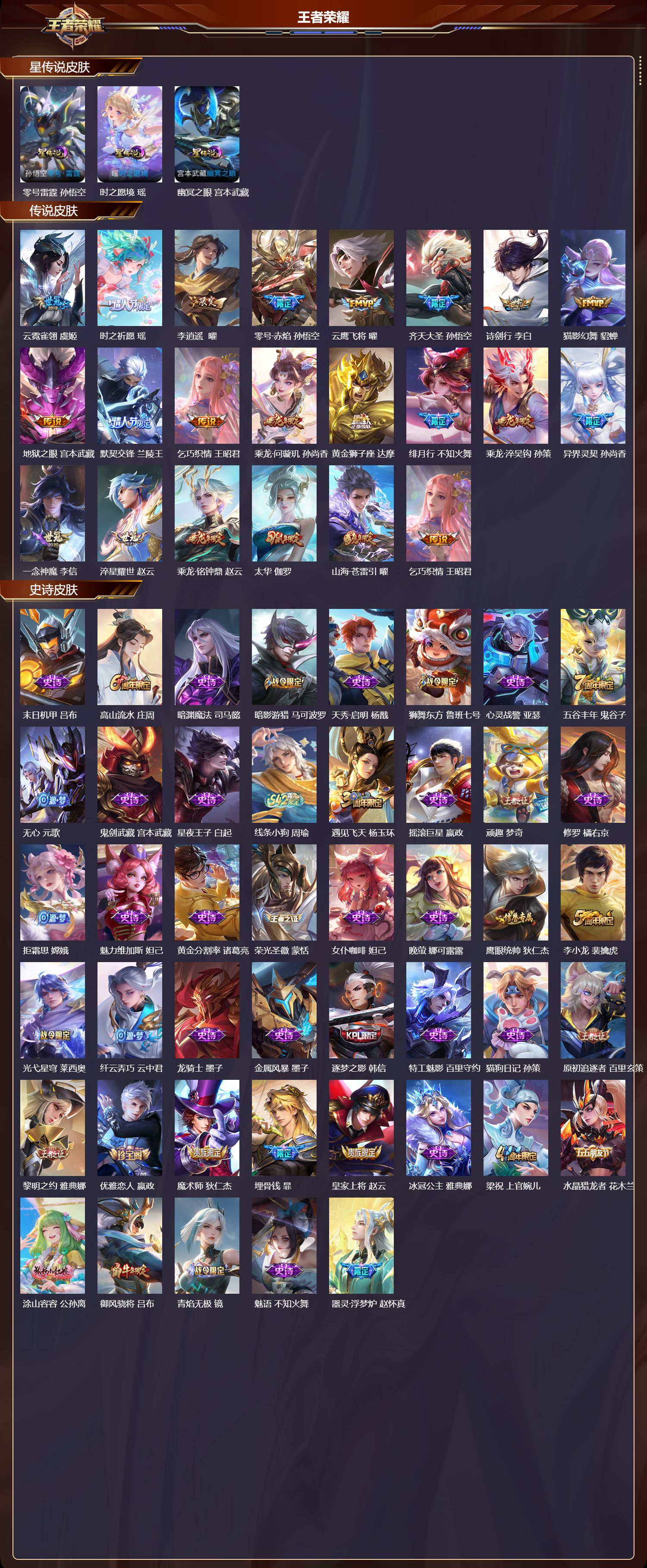 WZQM4217398王者荣耀账号详情图2