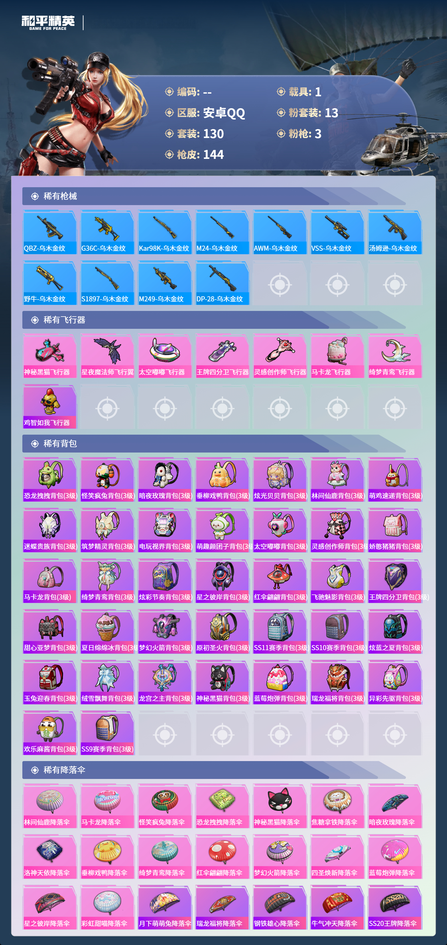 HPCMW4126462和平精英账号详情图5 HPCMW4126462和平精英账号详情图5