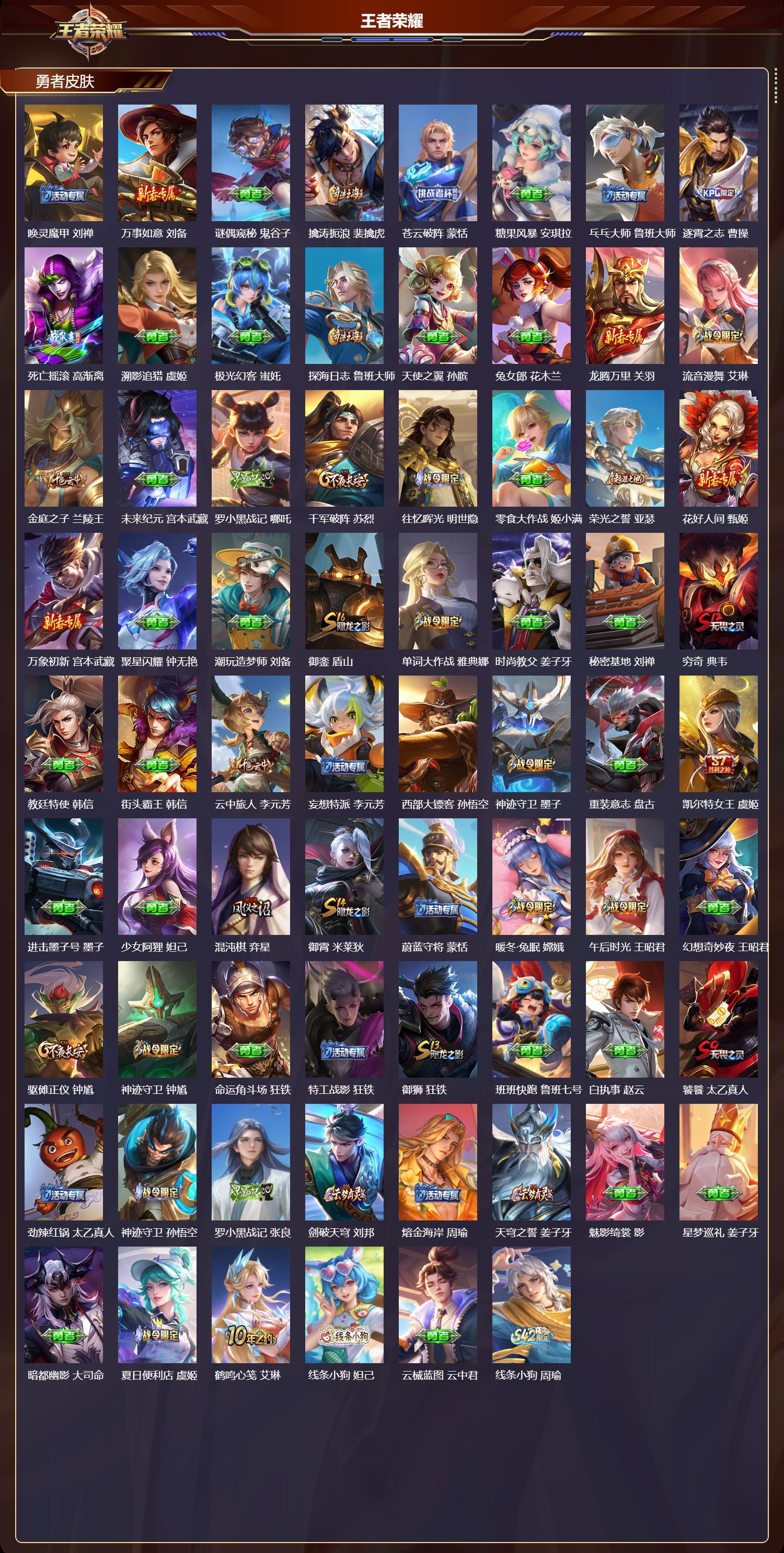 WZQM4217742王者荣耀账号详情图6